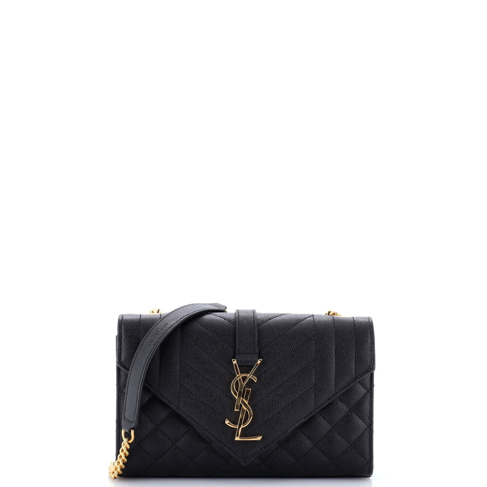 Saint Laurent Small Classic Monogram Envelope Satchel
